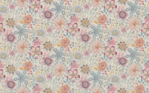 Magic Garden Pink Wallpaper
