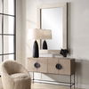 Everett Ivory Stone Mirror, by Uttermost, 39.62" width x 59.62" height x 2" depth thumbnail 4