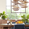 Zedar Pendant Light, by Dovetail, 18" width x 39" height x 18" depth thumbnail 3