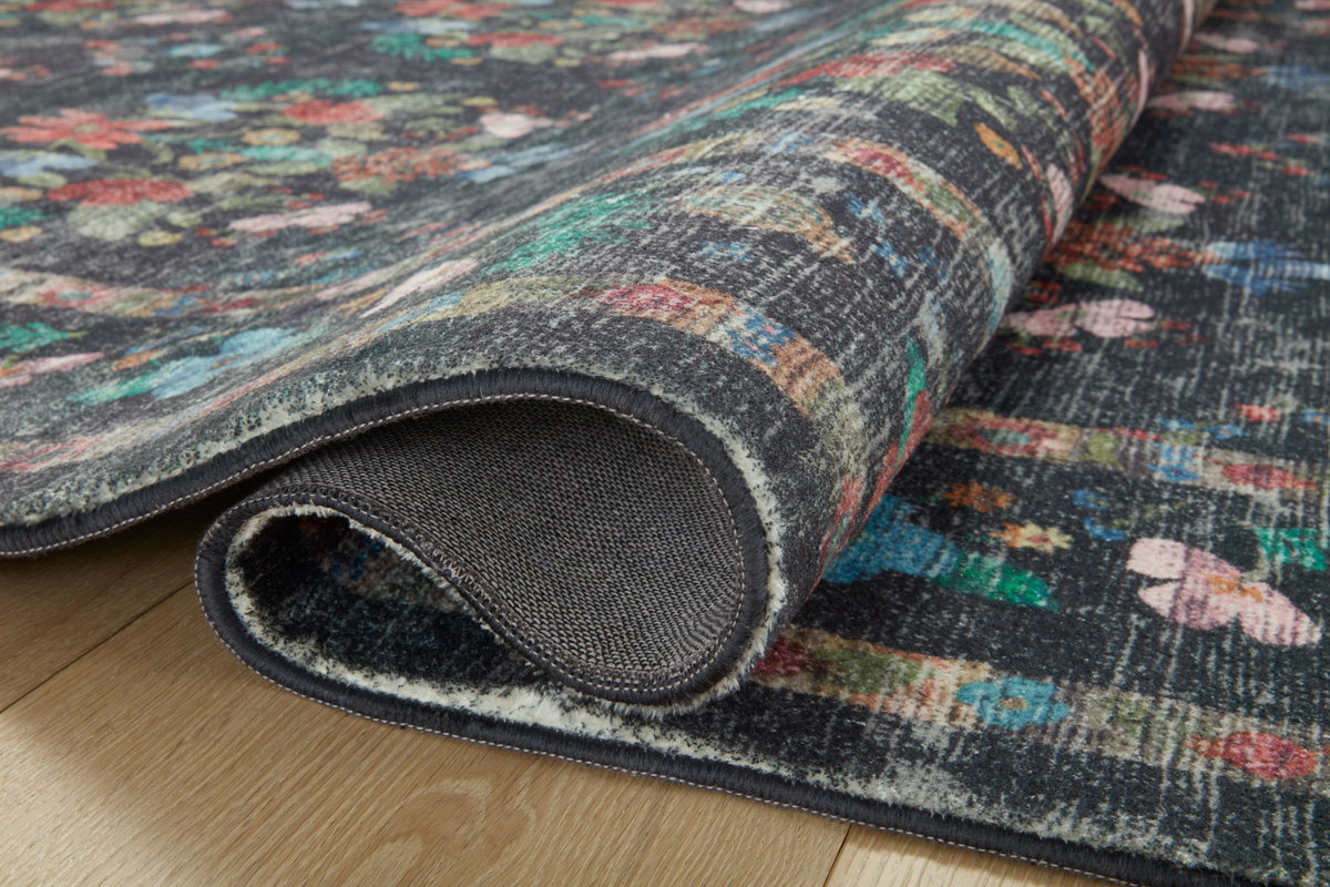 Rifle Paper Co. x Loloi Courtyard Rug, 1'6" length x 1'6" width View 6