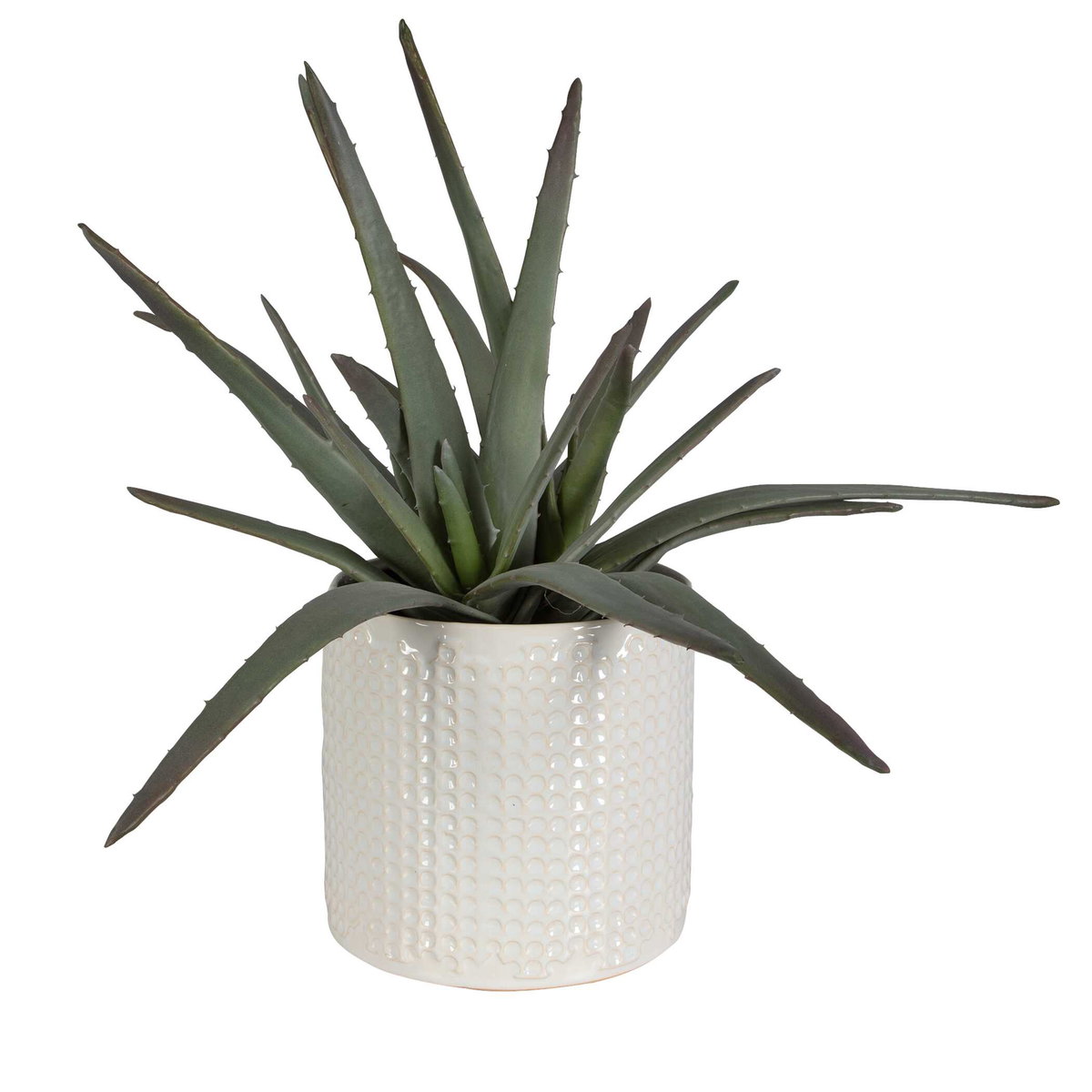 Taos Aloe Centerpiece, Artificial Plants & Flower by Uttermost, 17" width x 17.5" height x 17.5" depth View 4