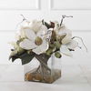 Dobbins Magnolia Bouquet, Decorative by Uttermost, 15.75" width x 15.75" height x 13.5" depth thumbnail 3