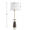 Jenson Black Marble Buffet Lamp 2 Jenson Black Marble Buffet Lamp thumbnail 2