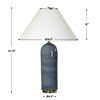 Mayetta Deep Blue Table Lamp thumbnail 2