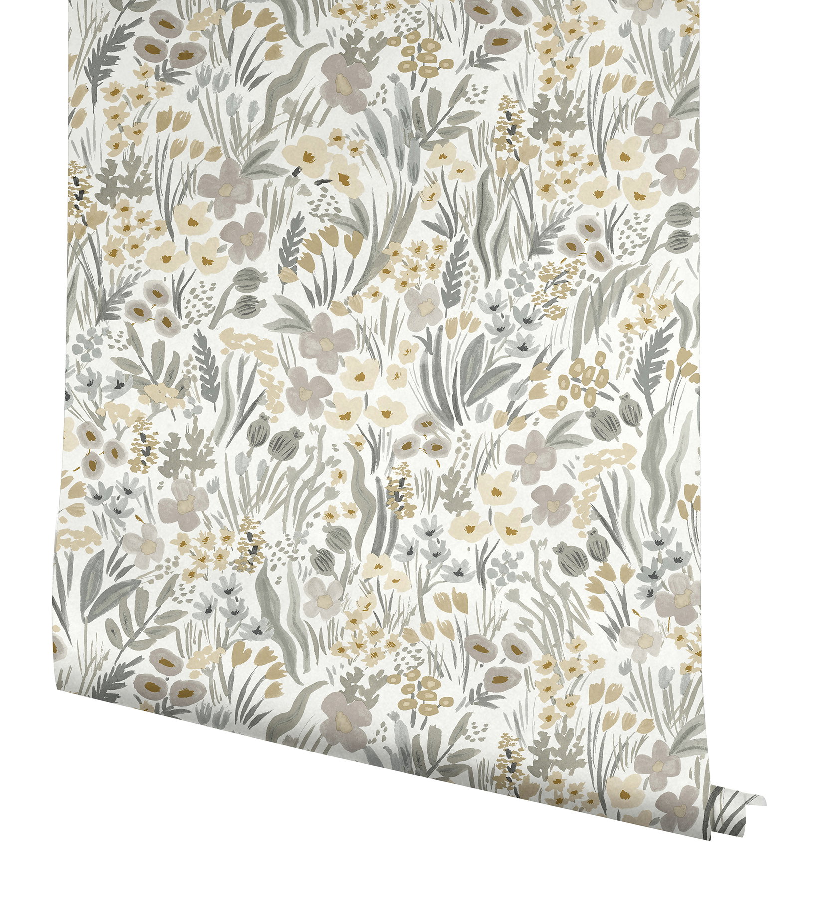Lea Linen Peel & Stick Wallpaper, by York Wall, 20' length x 2'3" width x 0.02" depth View 3