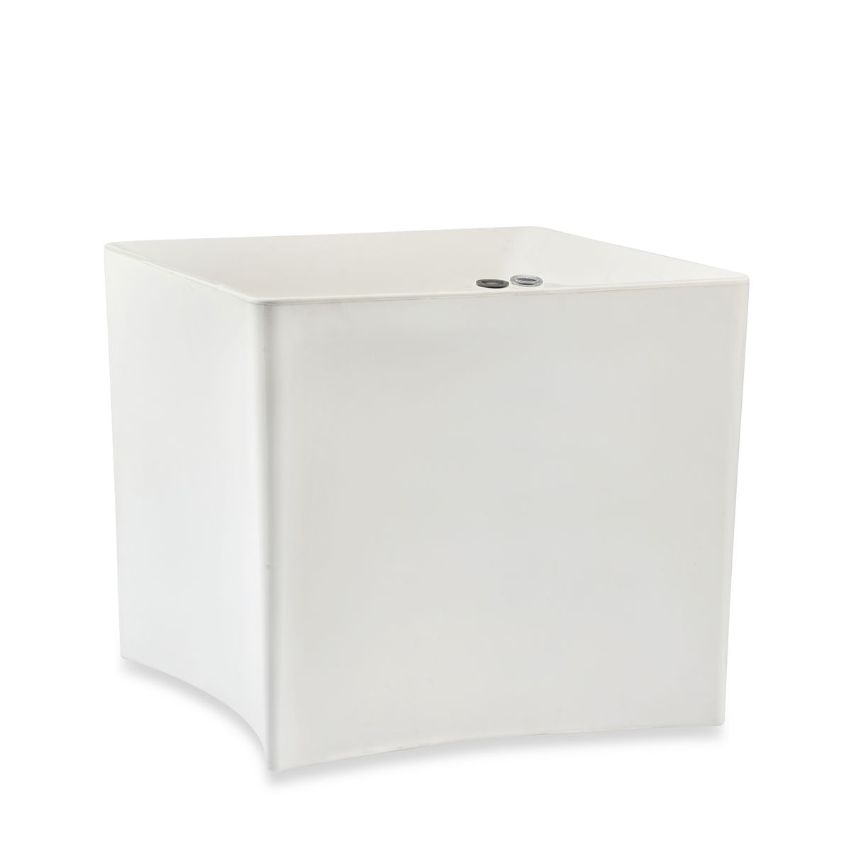 TruDrop Pinch Self Watering Square Planter, by Crescent Garden, 22.52" width x 20" height x 22.52" depth View 1