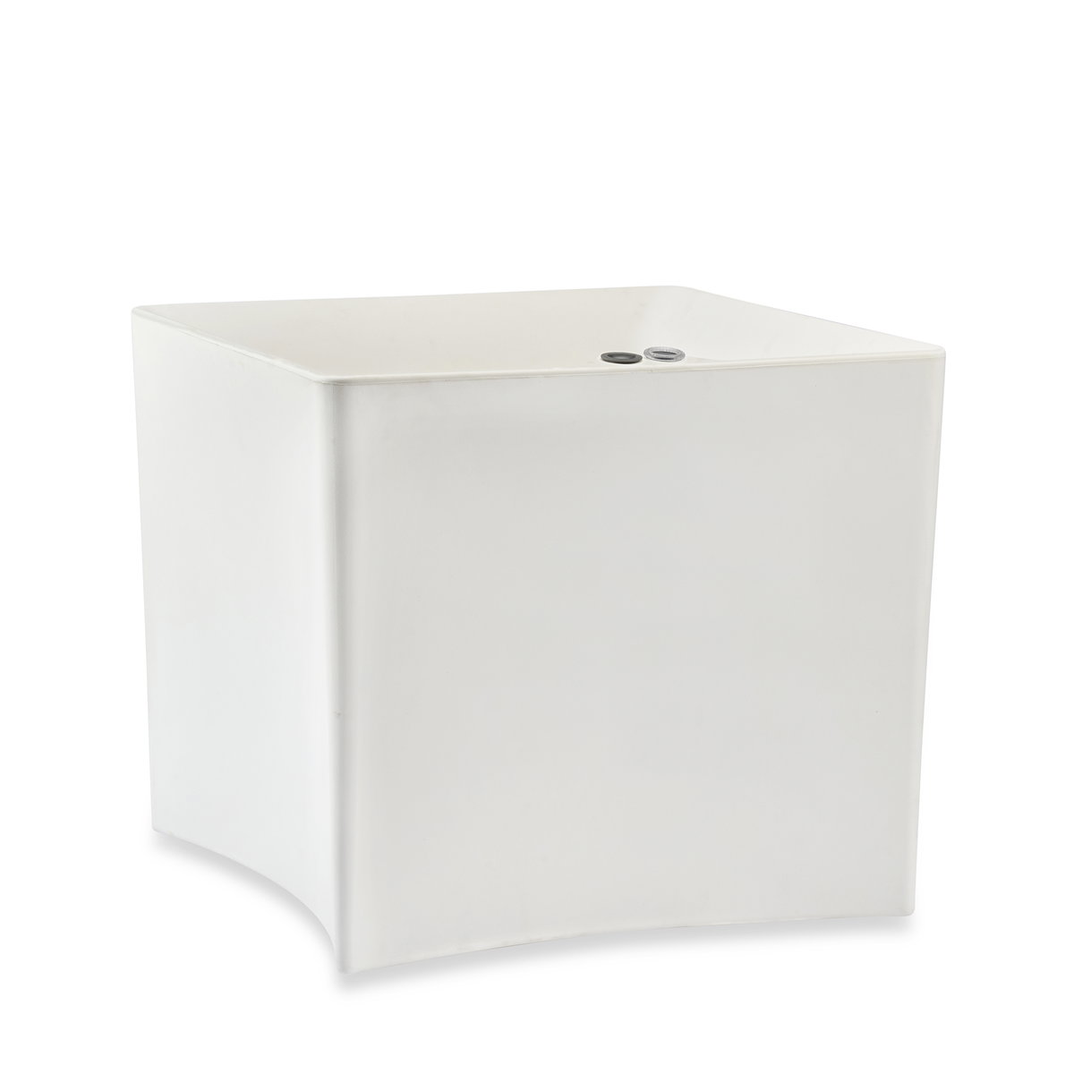 TruDrop Pinch Self Watering Square Planter, by Crescent Garden, 22.52" width x 20" height x 22.52" depth View 1