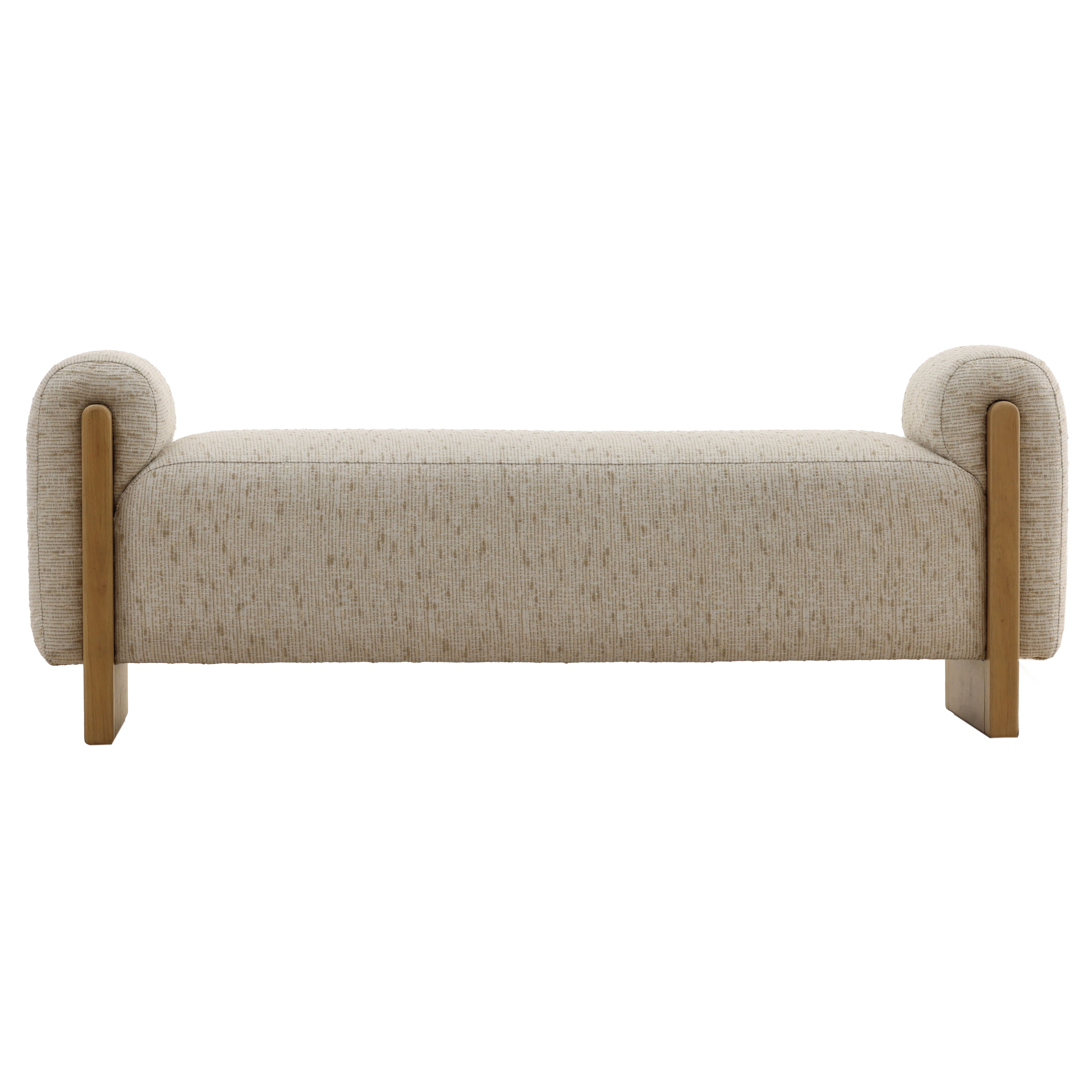 Eliott Bench, Benche by Dovetail, 61" width x 23" height x 18.5" depth View 2