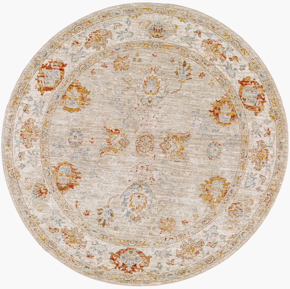 Avant Garde Machine Woven Rug, by Surya, 5'2.99" length x 5'2.99" width