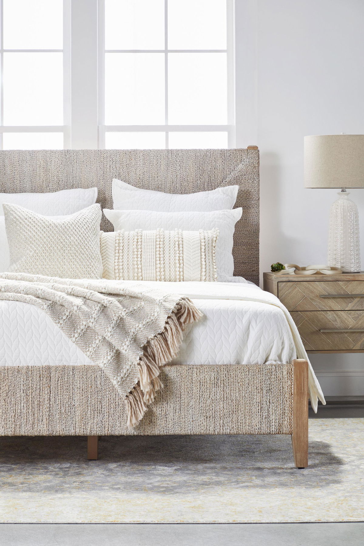 Malay Cal King Bed, by Essentials for Living, 77.25" width x 54" height x 91.25" depth View 19