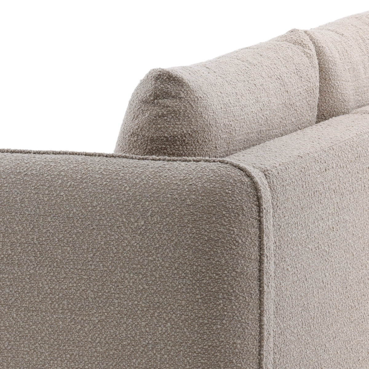 Torrey Chaise Sectional Sand, Sectional Sofa by Dovetail, 130.7" width x 36" height x 70" depth View 5
