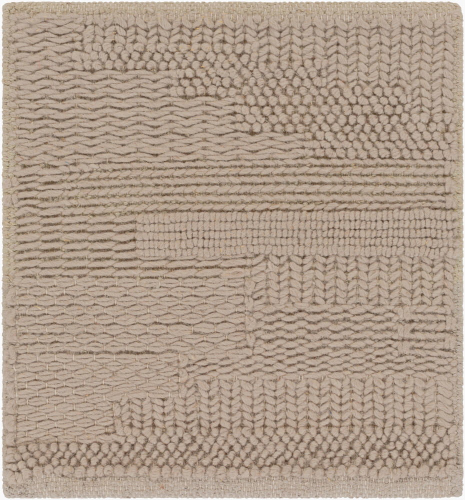 Cocoon Handmade Rug, by Surya, 1'6" length x 1'6" width