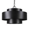 Youngstown Dark Bronze 4 Light Pendant, by Uttermost, 20" width x 14.5" height x 20" diameter x 20" depth thumbnail 3