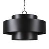 Youngstown Dark Bronze 4 Light Pendant, by Uttermost, 20" width x 14.5" height x 20" diameter x 20" depth thumbnail 3