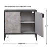 Laurentia 2 Door Accent Cabinet, Cabinets & Chest by Uttermost, 36.6" width x 33.9" height x 14" depth thumbnail 3