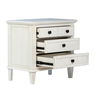 Lugano Nightstand With 3 Drawers thumbnail 5