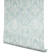 Pineapple Damask Light Blue Wallpaper thumbnail 3