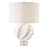 Saylor White Table Lamp, by Uttermost, 19" width x 27.5" height x 19" depth thumbnail 1
