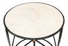 Drum & Fife Lamp Table, Aged Wht Marble thumbnail 11