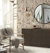 Shimmering Foliage Khaki Wallpaper thumbnail 2