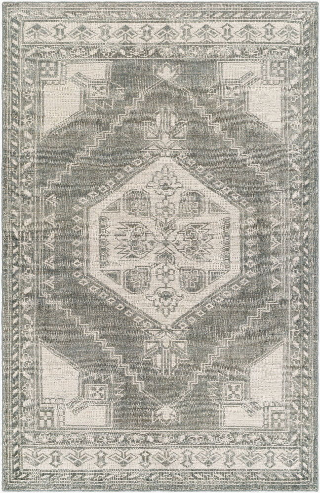 Zahra Handmade Rug, by Surya, 8'6" length x 5'6" width