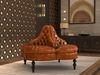 Lobby Sofa, Cuba Brown, Seating by Sarreid, 57" length x 57" width x 39" height thumbnail 14