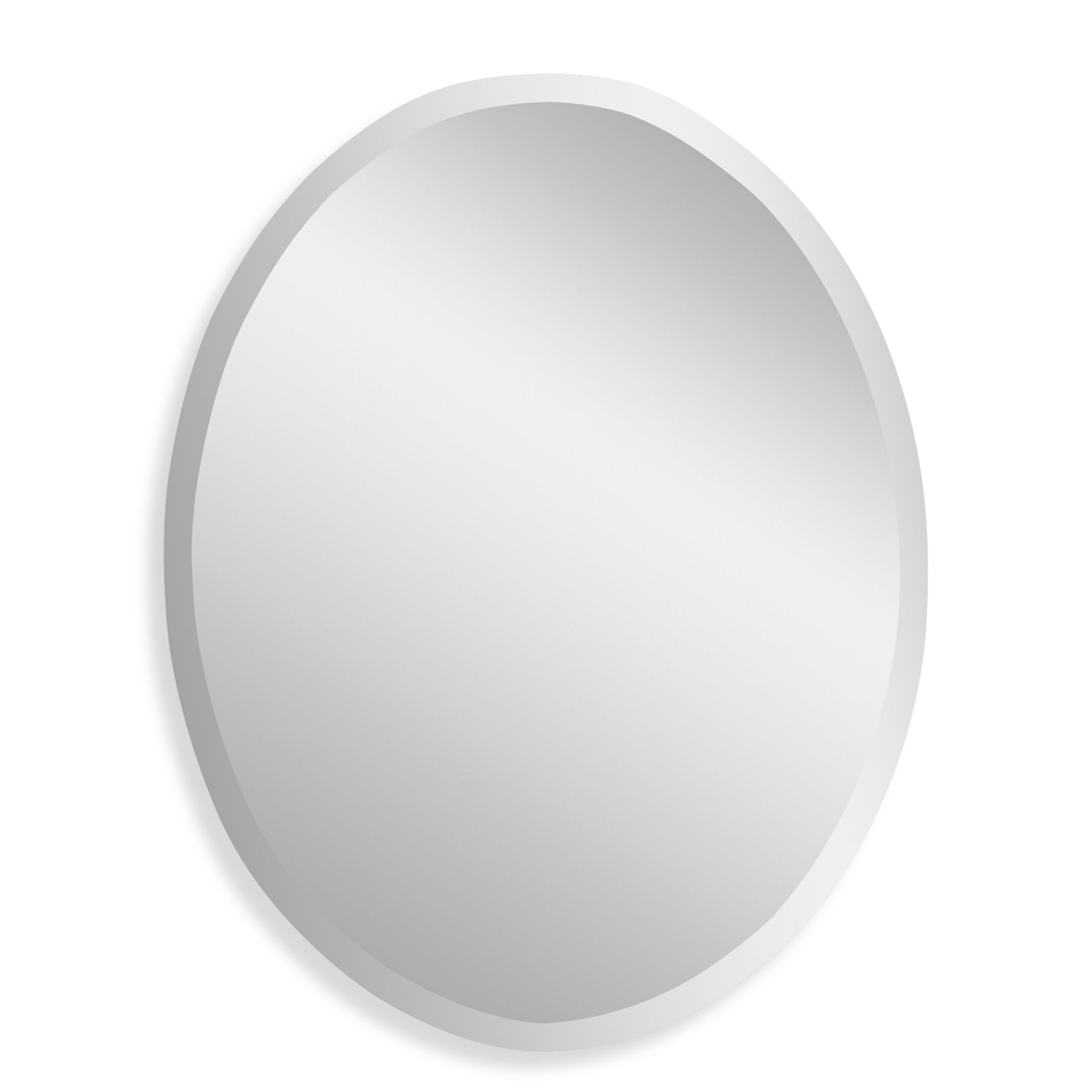 Frameless Vanity Oval Mirror large image 