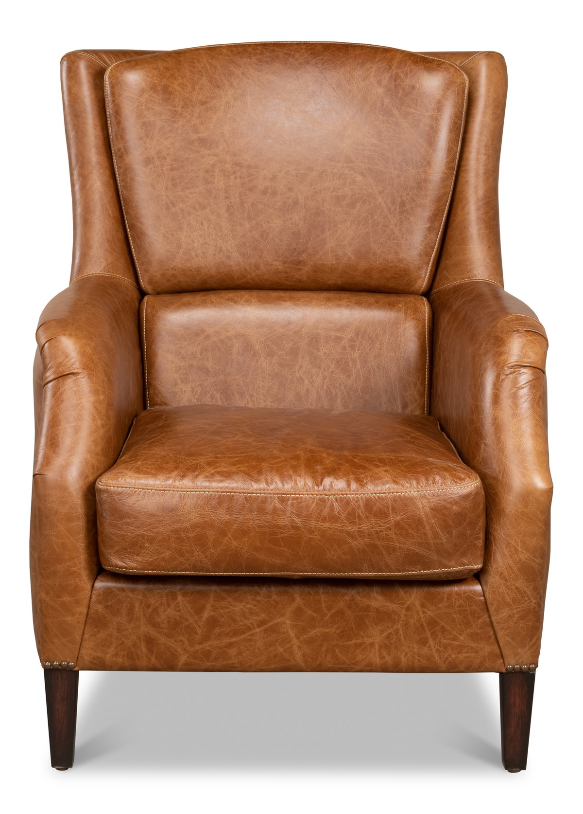 Baker Arm Chair, by Sarreid, 3'3" length x 2'6" width x 3'5" height View 2