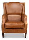 Baker Arm Chair, by Sarreid, 3'3" length x 2'6" width x 3'5" height thumbnail 2