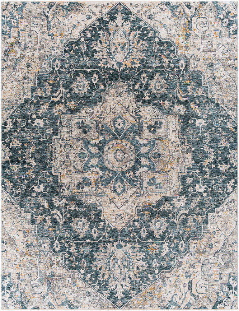 Cardiff Machine Woven Rug, by Surya, 10'2.05" length x 7'10.49" width