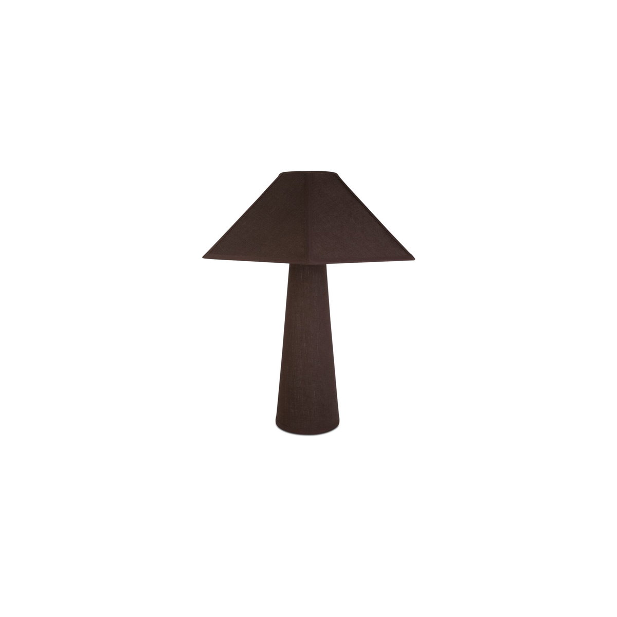Gigi Table Lamp Dark Brown, by Moe's Home, 19.65" width x 22.82" height x 17.3" depth View 1