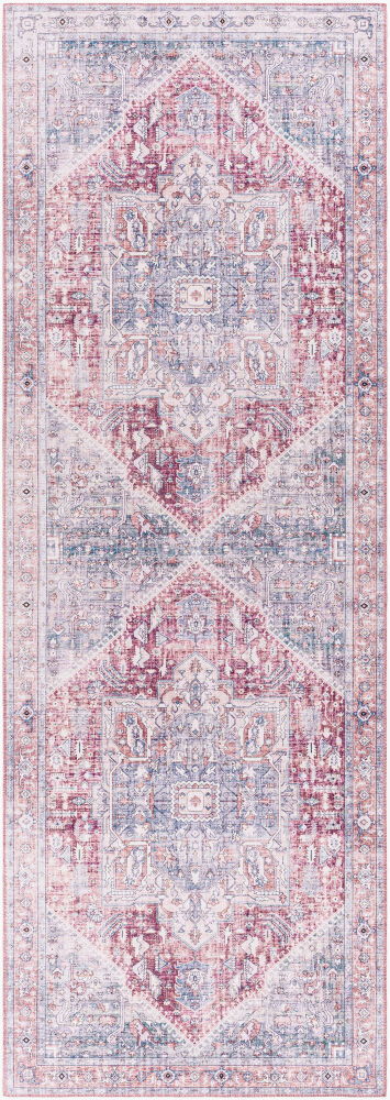 Iris Machine Woven Rug, by Surya, 3'9.28" length x 2'2.38" width