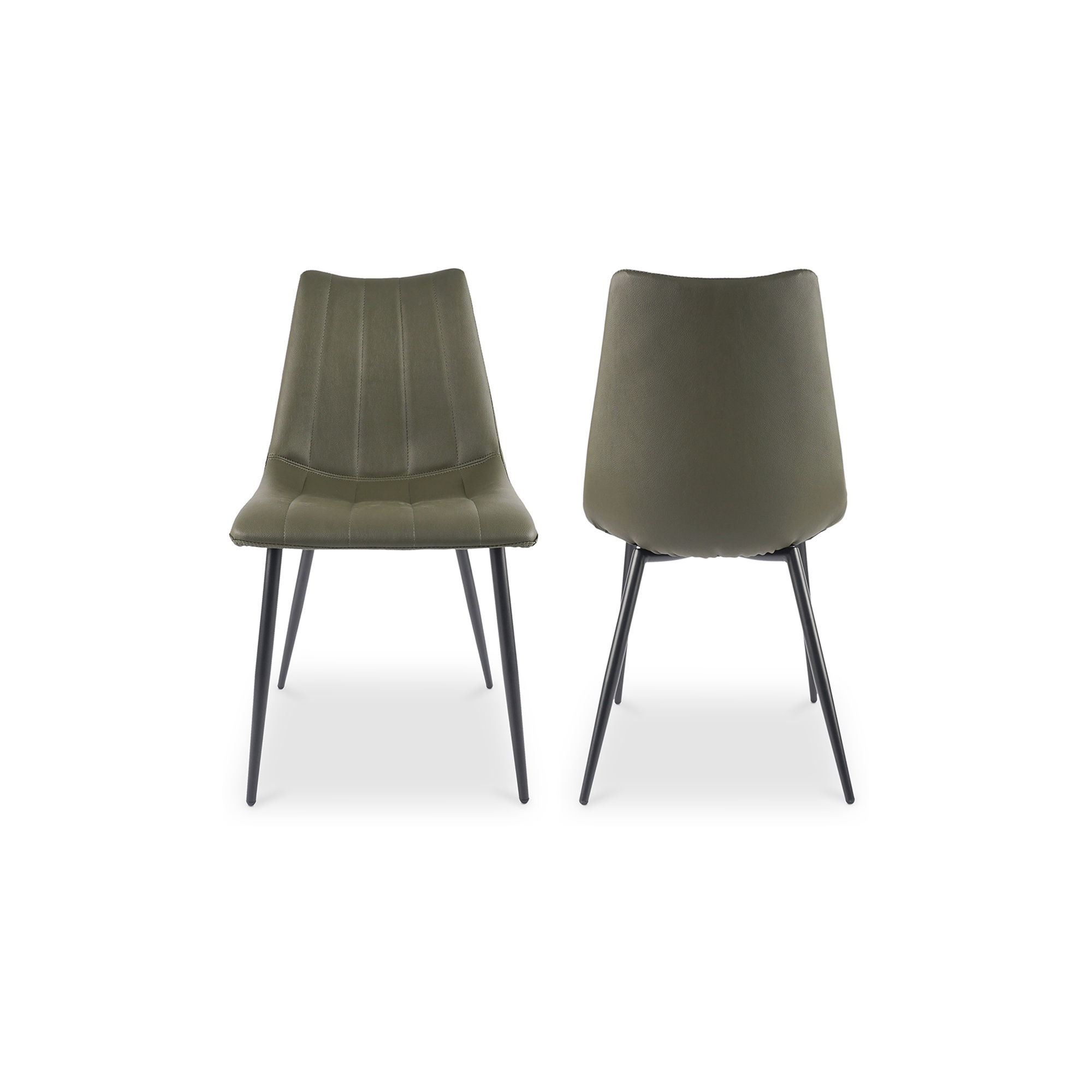 Alibi Dining Chair Dark Green - Set Of Two large image 