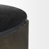 Reinhold II 21L x 21W x 21H Black Marble Top Iron Side Table thumbnail 8