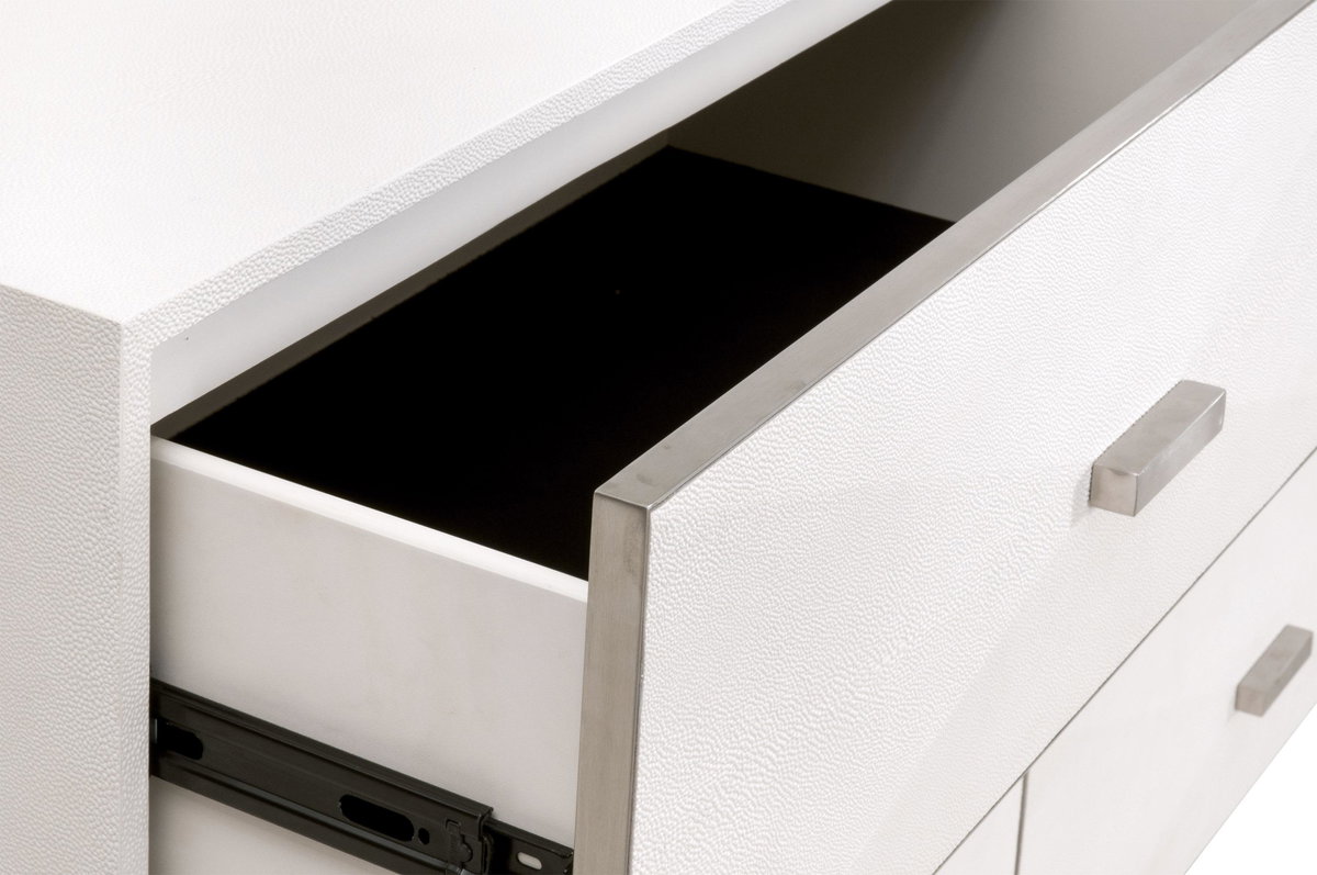 Wynn Shagreen 6-Drawer Double Dresser, by Essentials for Living, 64" width x 36" height x 20" depth View 8