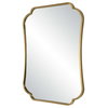 Athena Brushed Brass Mirror, by Uttermost, 2' width x 2'8" height x 1" depth thumbnail 5