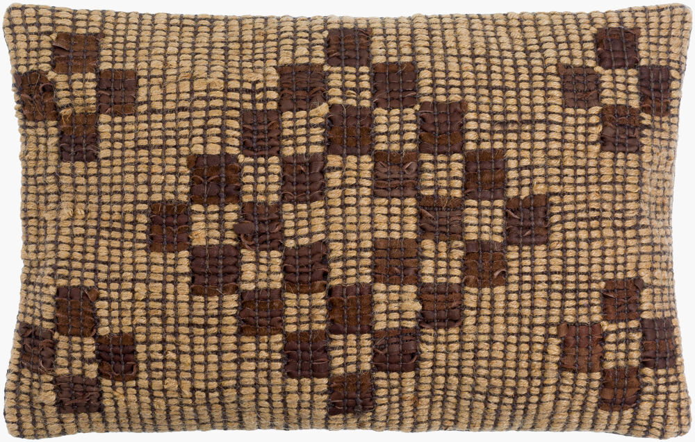 Twareg Lumbar Pillow, Decorative Pillow by Surya, 13" length x 20" width