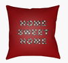 Home Sweet Home Accent Pillow, Decorative Pillow by Surya, 18" length x 18" width thumbnail
