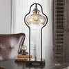 Cotulla Aged Black Desk Lamp, by Uttermost, 11.5" width x 28.5" height x 9.25" depth thumbnail 4