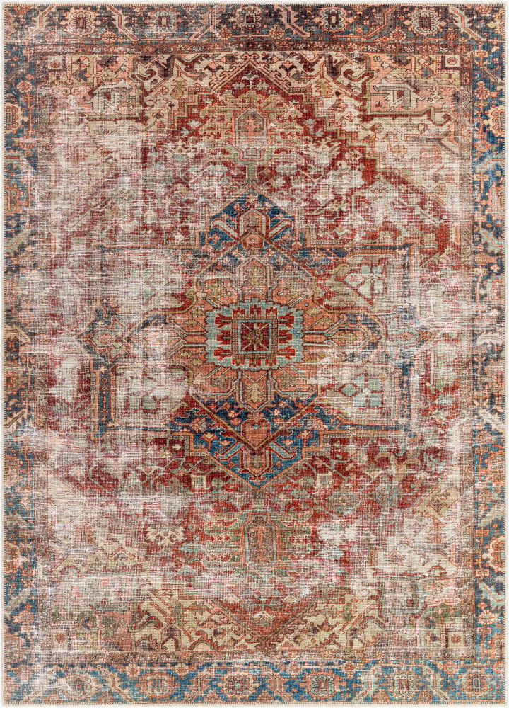 Amelie Machine Woven Rug, by Surya, 7'2.61" length x 5'2.99" width