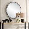 Crystalline Round Mirror, by Uttermost, 37.75" width x 37.75" height x 1.62" depth thumbnail 4