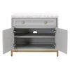 Azure Carrera Media Chest, Nightstand by Essentials for Living, 36.75" width x 32.5" height x 19" depth thumbnail 2