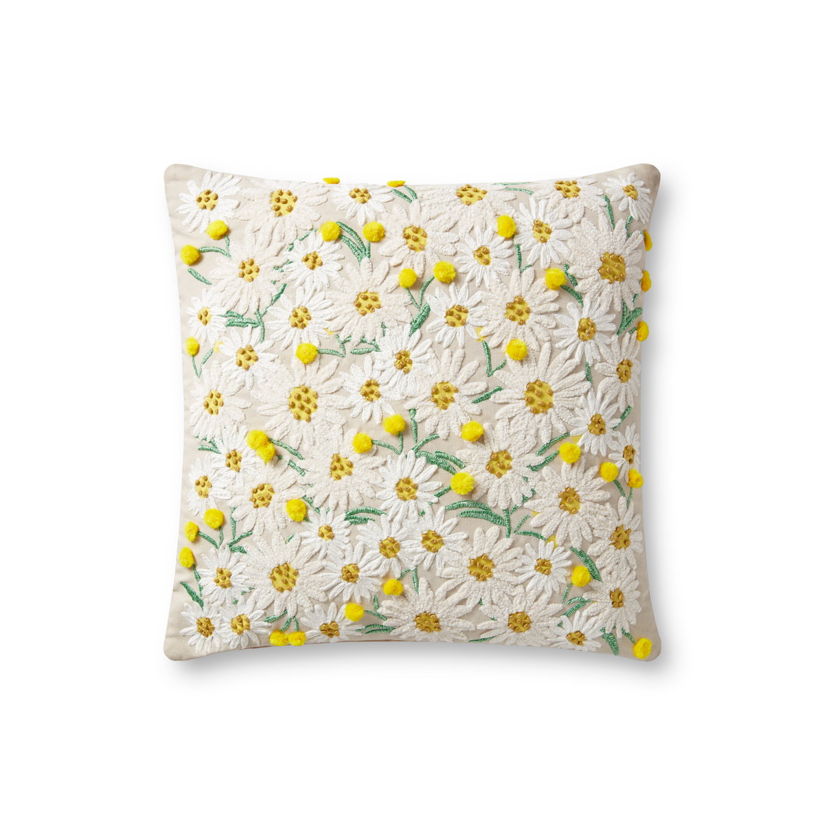 Rifle Paper Co. x Loloi Pillows Pillow, Decorative Pillow, 18" length x 18" width View 1