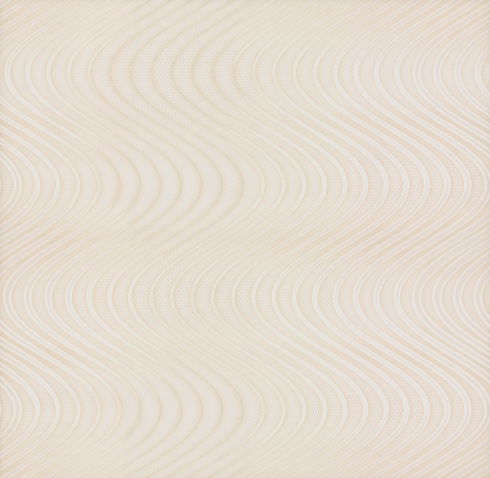 Ocean Swell Cream & White Wallpaper