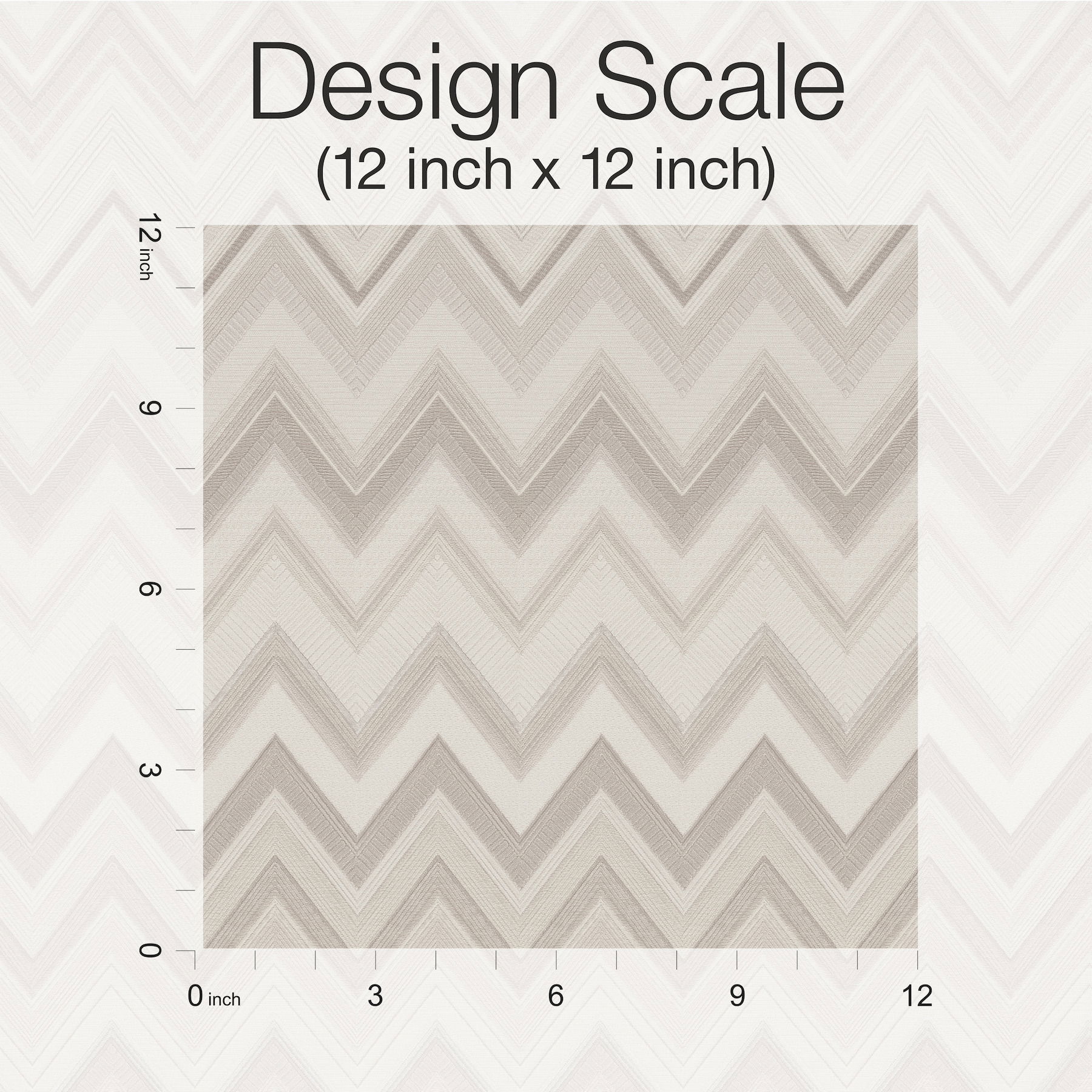 Happy Zigzag Neutral Wallpaper large image 