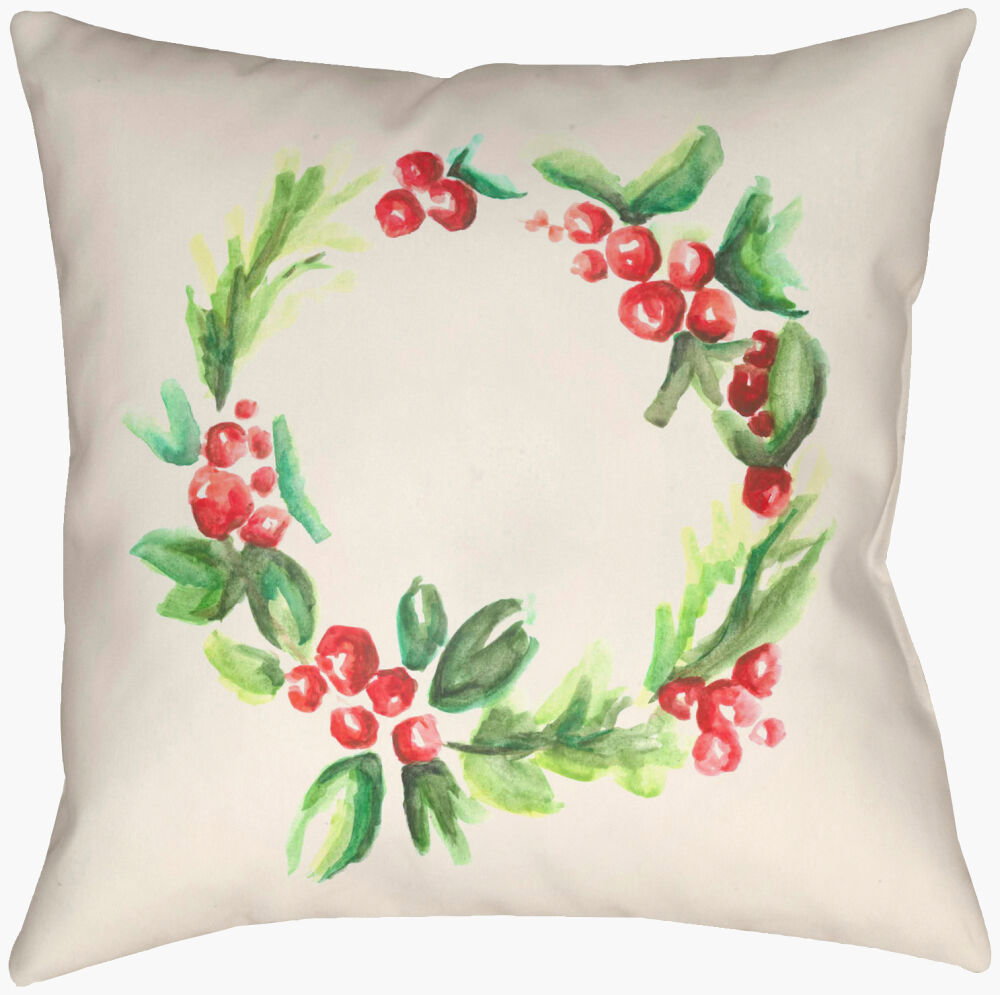 Lodge Cabin Accent Pillow, Decorative Pillow by Surya, 16" length x 16" width