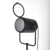 Debdou 22L x 22W x 61H Black and White Metal Adjustable Cinema-Style Floor Lamp, by Mercana thumbnail 8