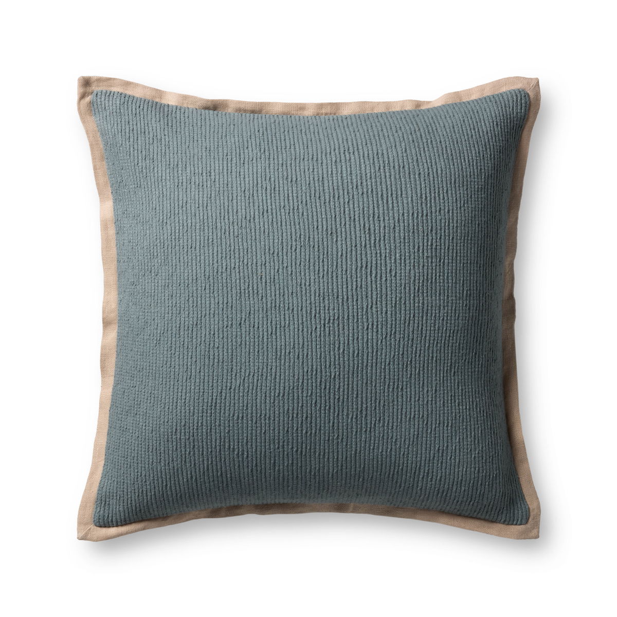 Loloi Blue Pillow, Decorative Pillow, 22" length x 22" width View 1