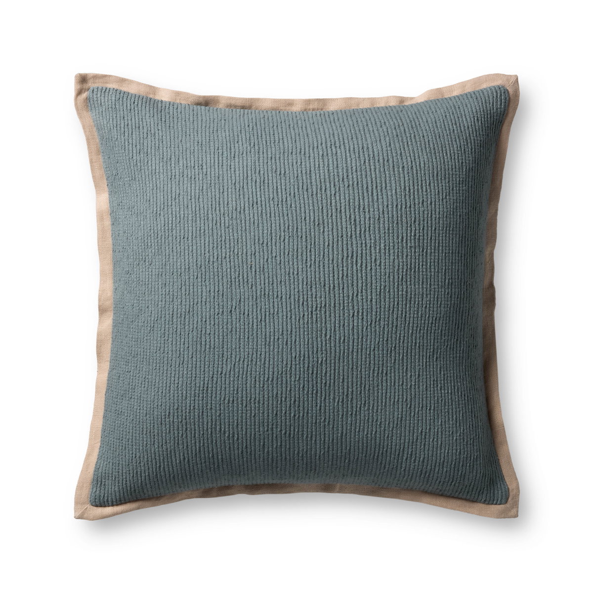 Loloi Blue Pillow, Decorative Pillow, 22" length x 22" width View 1