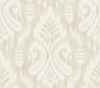 Hawthorne Ikat Beige Wallpaper thumbnail 0